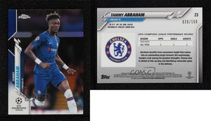 2019-20 Topps Chrome UCL Blue Refractor /150 Tammy Abraham #23