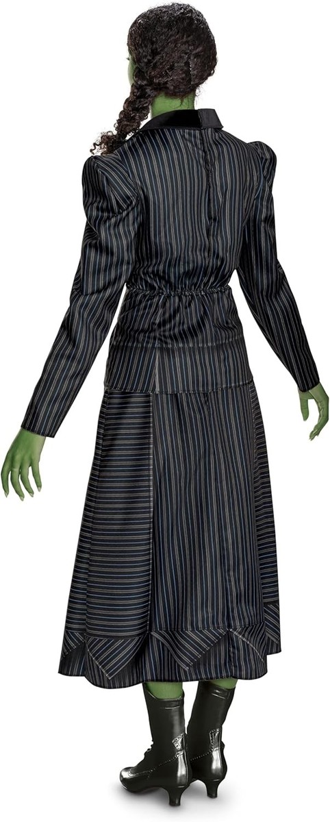 専用3 Elphaba Shiz Deluxe Wicked Movie Fancy Dress Up Halloween Adult