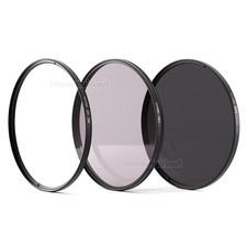Set UV POL ND8-Filter passend für Canon EOS 70D 80D 750D 1300D und 18-55 Obj.