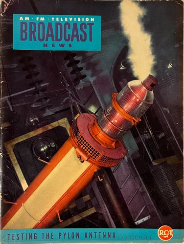 Vintage RCA AM FM Television Broadcast News Magazine #47 December 1947!