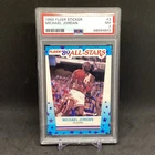 1989-90 Fleer Sticker #3 Michael Jordan PSA 7 Graded Basketball Card NBA 89-90