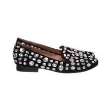 Jeffrey Campbell, Ballerinas, Größe: 41, Leder, Schwarz/Silber, Damen #Ltj