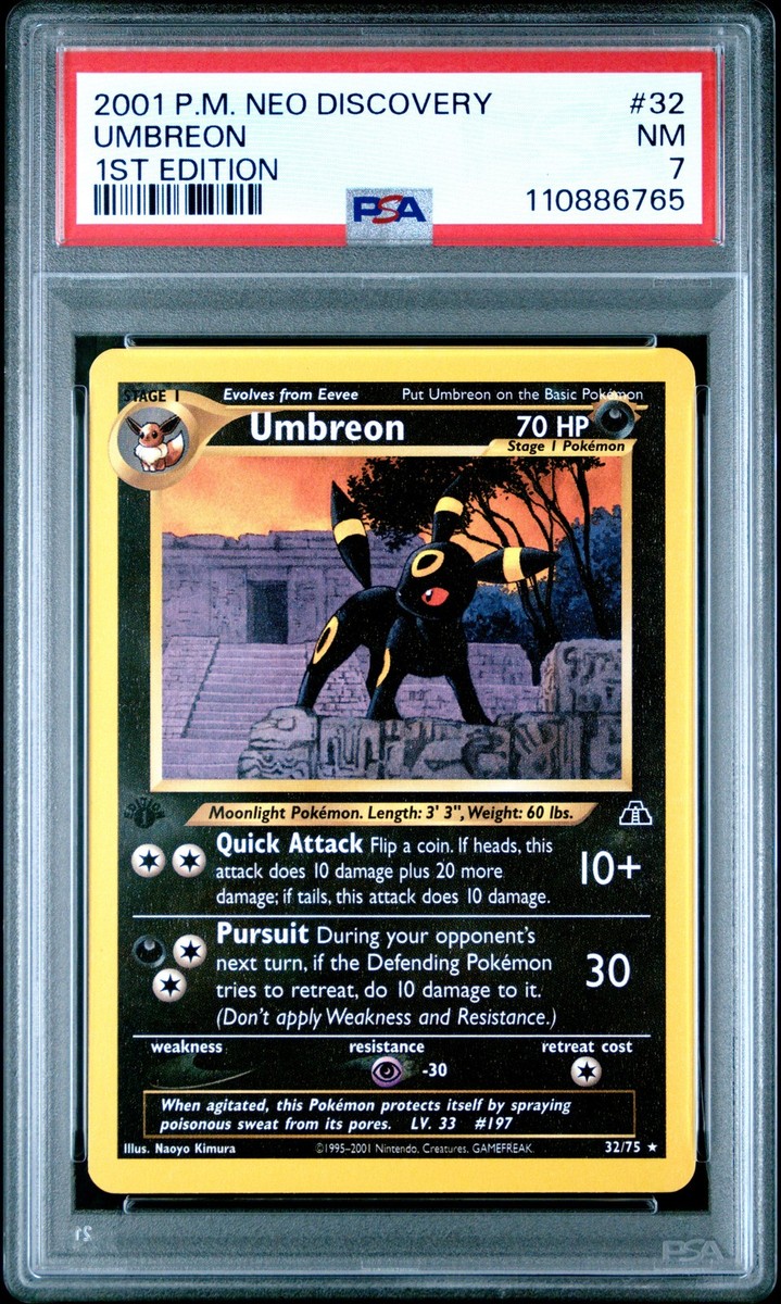 お取り寄せ可 ポケモンカード 旧裏 ブラッキー PSA6 【公式通販】