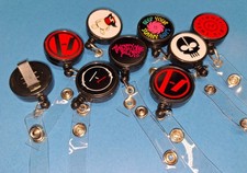 Twenty One Pilots Inspired Badge Reels Retractable ID Holder - several designs