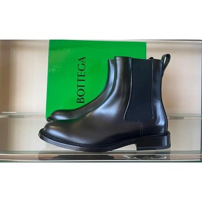 Bottega Veneta Chelsea Boots in Tokyo Brush Calf in Black BNWB 45 