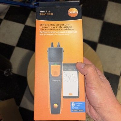 Testo 0560 1510 510I Differential Pressure Manometer Smart and Wireless Probe
