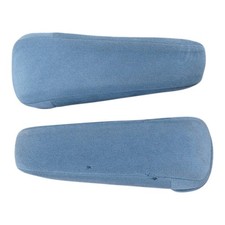 1992-1996 Ford F150 F250 Bronco Bucket Seat Arm Rest Armrest Pair Blue Cloth Oem 1992-1996 Ford F150 F250 Bronco Bucket Seat Arm Rest Armrest Pair Blue Cloth Oem