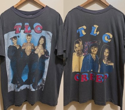 1994 TLC Creep Album Rap tee 90s Remake Design T shirt 2 sided NH28296