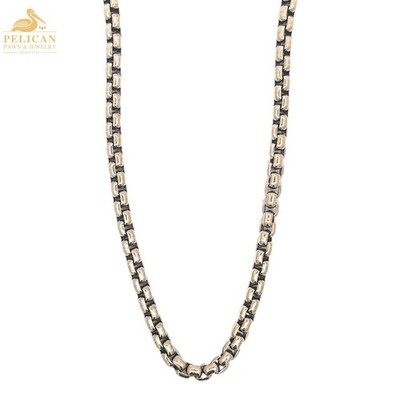 20'' 925 Sterling Silver Square Box Chain (PSH040752)