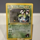 ERIKA'S VENUSAUR 4/132 HOLO RARE GYM CHALLENGE POKEMON 1ST EDITION HOLO MP