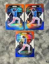 Emmanuel Rivera 2022 Panini Prizm Red White & Blue Prizm Rookie Parallel (3)