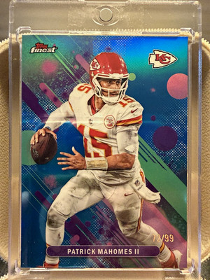 2025 Topps Finest Finest Performance Patrick Mahomes II Chiefs #58 /99