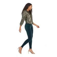 Spanx Velvet Leggings Emerald Green Leggings Small Women  s
