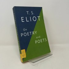 On Poetry and Poets (FSG Classics) by T. S. Eliot PB First Thus  Like New 2009