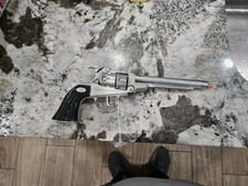 Vintage Cap Gun With Plastic Grips Metal Gun H In Oval Markings