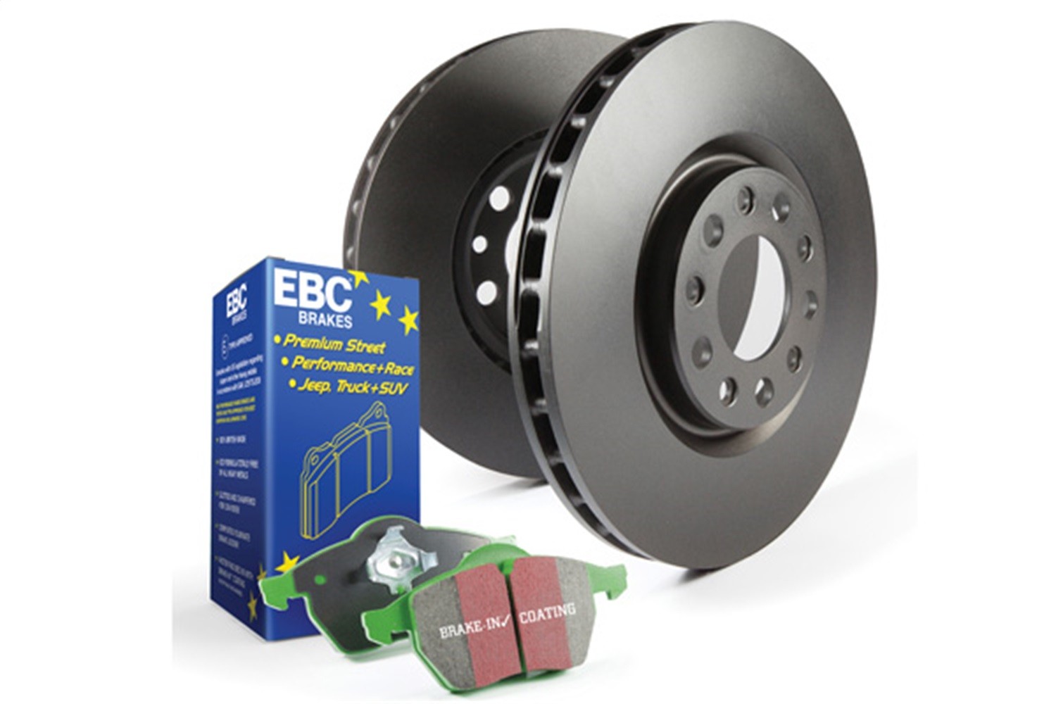 EBC Brakes S11KR1324 S11 Kits Greenstuff 2000 and RK Rotors