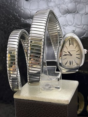 Bvlgari Serpenti Tubogas 35mm Ref:SP35S Quarz inkl. neuer Batterie - TOP wie NEU