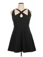 Halston Heritage Women Black Cocktail Dress 14