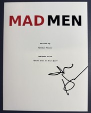 JON HAMM SIGNED SCRIPT MAD MEN TV SHOW ACTOR AUTHENTIC AUTOGRAPH COA