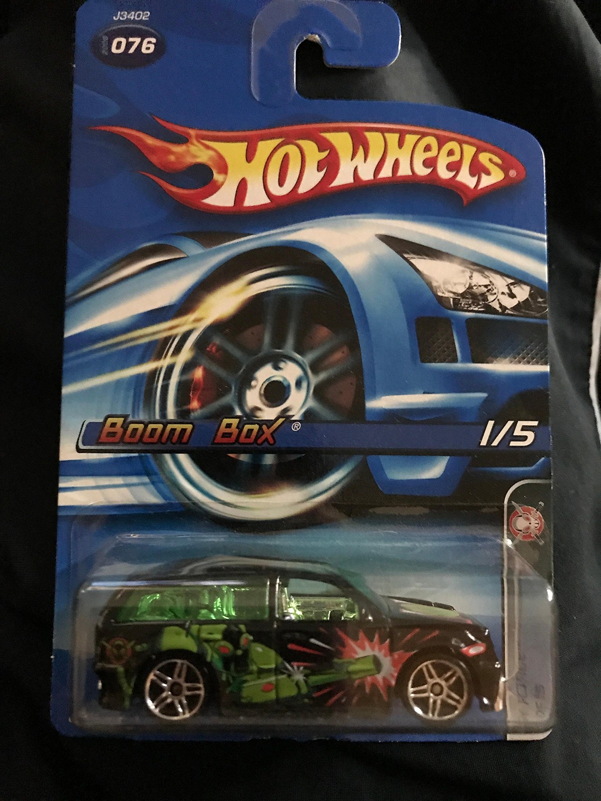 Hot Wheels 2006 Spy Force Series Boom Box 1/5 Cars 076 Limited Edition