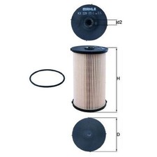 Kraftstofffilter für VW Scirocco 137 3 Tiguan 5N Touran 1T1 1T3 | 24366350