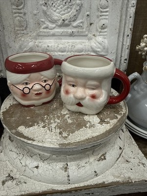 Crofton Santa And Mrs. Clause Mugs