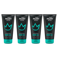 Antibacterial Shave Gel for Men Quad Pack Clear Low Foam Shaving Gel for Sensiti