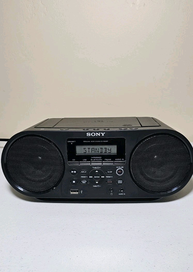 値下げ リペア済 BT/CD/USB/AM/FM ハイレゾ SONY Sony ZS-RS60BT Boombox CD Player AM/FM Radio Bluetooth USB Aux