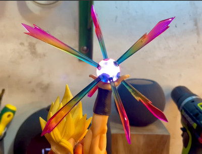 flash 1/12/6 Custom Effect Impact Shock Wave Kamehameha Dragon Ball(No Figure)