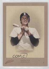 2005 Donruss Studio Portraits Throwback Threads Sepia 22/25 Carlton Fisk HOF 7ov