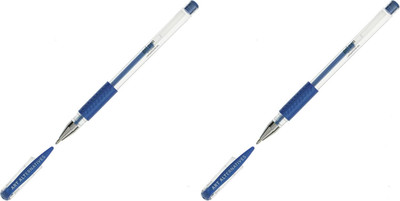 Gel Pen, Metallic Blue - Ballpoint - Non-Smear + Quick Dry - Writing, Drawing, C