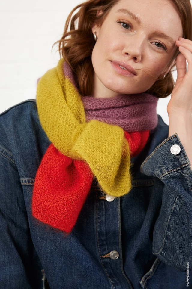 25g Lana Grossa Silkhair Mohair Superkid Seide Wolle Garn Stricken (398,00€/kg) - Bild 4 von 4