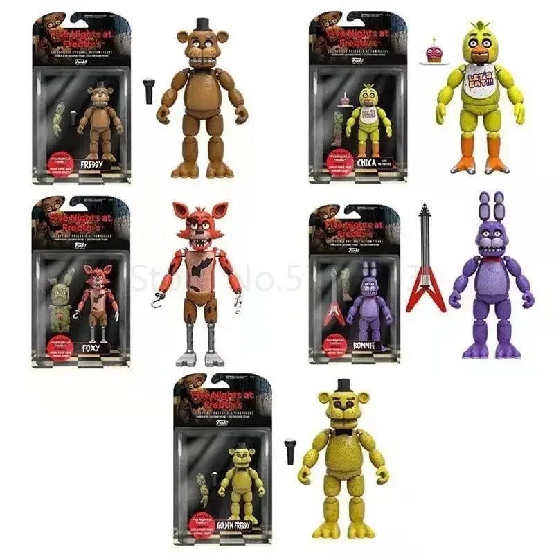 Five Nights at Freddys Action Figure FNAF Collect Toy Kids Gift Christmas NEW.