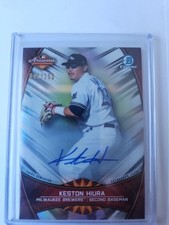 2019 Bowman Chrome - 2018 Afl Fall Stars Autographs Keston Hiura #AFL-KH /150