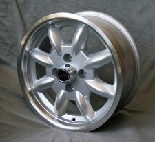 Maxilite Minilight 14x6" 4x108 PCD ET+16 Silver/D-Cut Alloy Wheel