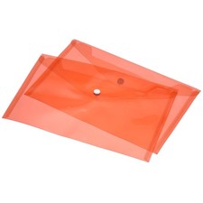 12 Pcs File Folders A5 Envelopes Document Organizer with Snap Button Red