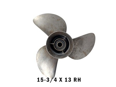 15 SPLINE STAINLESS PROPELLER 15 3/4 X 13 WORKBOAT PROP