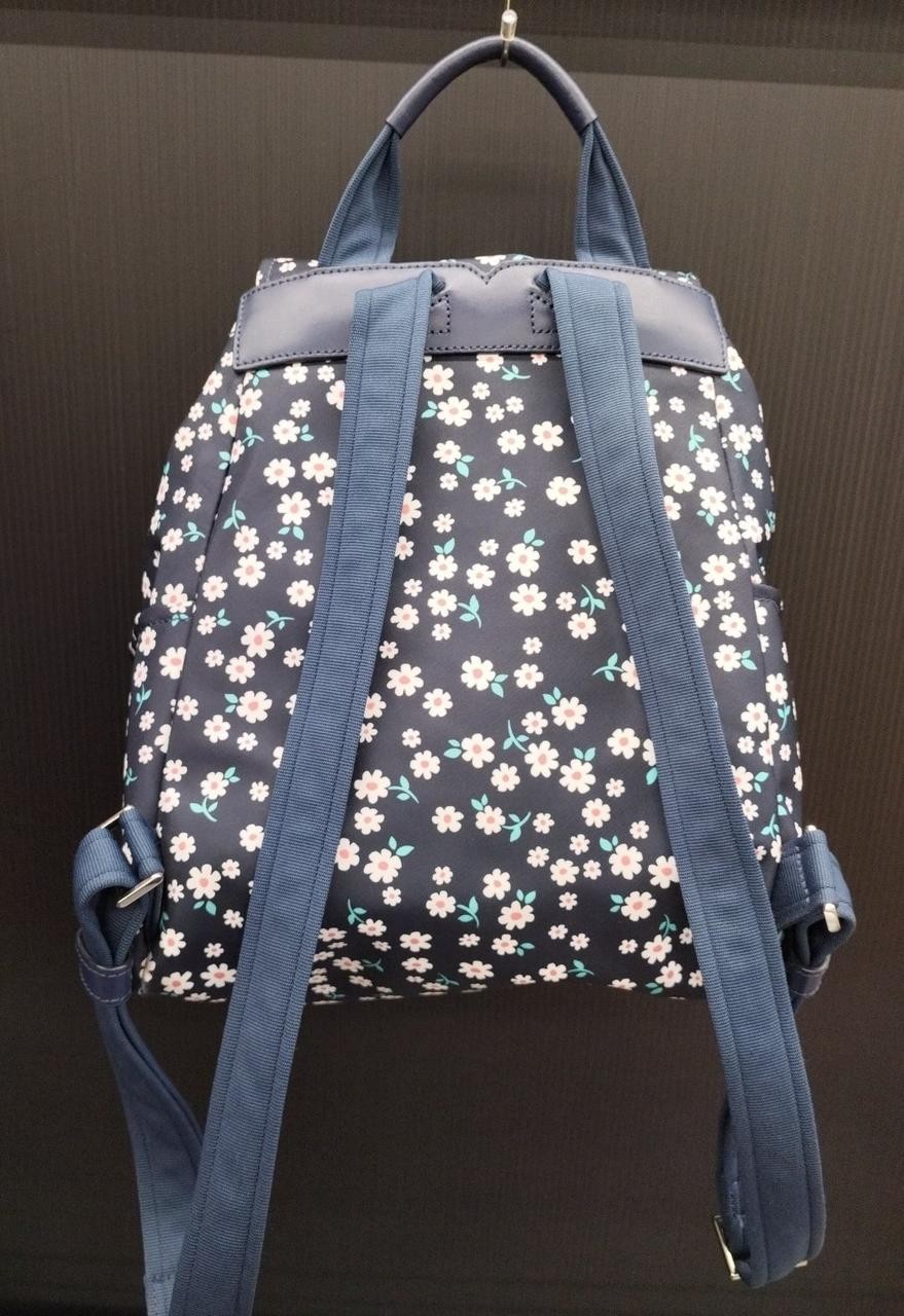 Backpack Model Navy Small Floral Pattern Katespad… - image 4