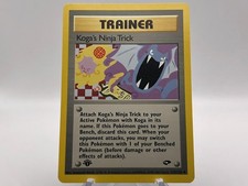Pokemon 1st Edition Gym Challenge - Koga's Ninja Trick 115/132 - Uncommon - LP on eBay