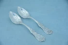 2 Reed & Barton Francis I Sterling 5-3/4" Melon Fruit Spoon New Mark No Monogram