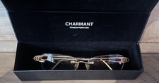 CHARMANT TITANIUM PERFECTION CH10931 GP AUTHENTIC EYEGLASS FRAMES w/CASE