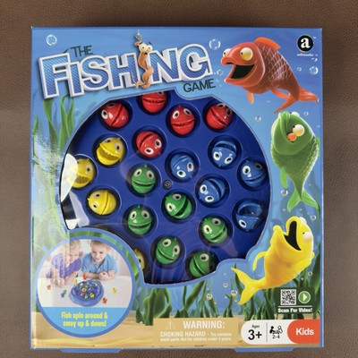 The Fishing Game 2-4 Players Ages 3+ Fish Spin Around & Sway Up & Down