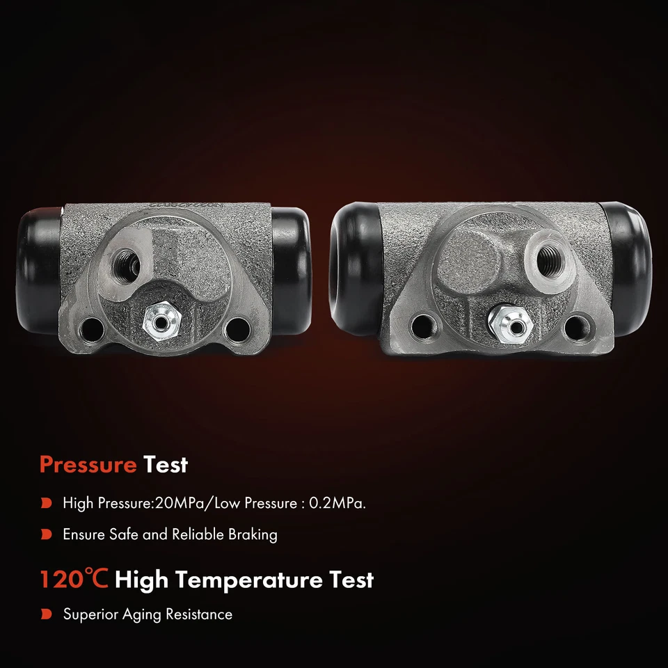 2x Cilindro de rueda de freno de tambor delantero o trasero para Dodge B300 Ford Plymouth Packard Foto 4 de 4