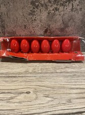 Vintage large Christmas bulbs C7 candelabra base 5 W large red bulbs