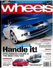 WHEELS car Magazine July 2004 HSV Coupe 4 Porsche 911 Volvo S40 BMW X3 Verada