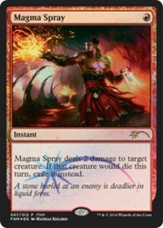Magma Spray - Foil FNM 2014 Promo