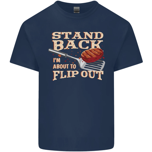 Flip Out Funny BBQ Grill Mens Cotton T-Shirt Tee Top - 第 29/95 張圖片
