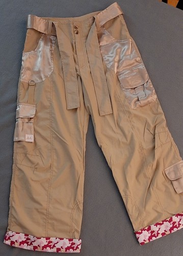 American Girl 2 Pc Pink & Brown Top Star Horse Tan Cargo Pants Girl's Size XL-16 - Picture 7 of 22