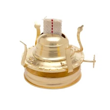 Brass Plated Oil Burner for Mason Jars - Turn Any Mason Jar into a Vintage Lamp