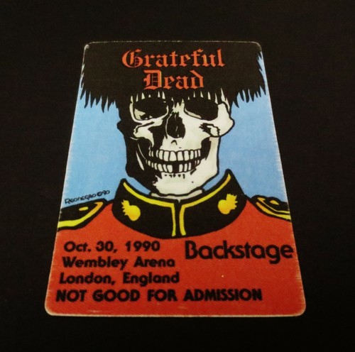 Grateful Dead Backstage Pass Londra Inghilterra Wembley Regno Unito Eng 30/10/90 30/10/1990 - Foto 4 di 12